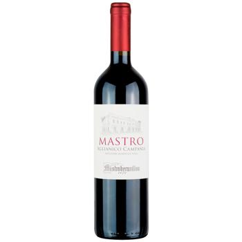 Вино Mastroberardino Mastro Aglianico Campania красное сухое 12.5% 0,75л