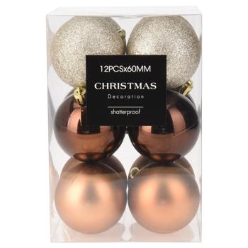 Koopman Christmas Tree Ball 12pcs 60mm