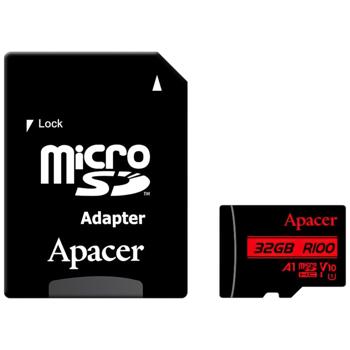 Карта пам'ятi Apacer microSDHC 32GB UHS-I Class 10 + SD adapter