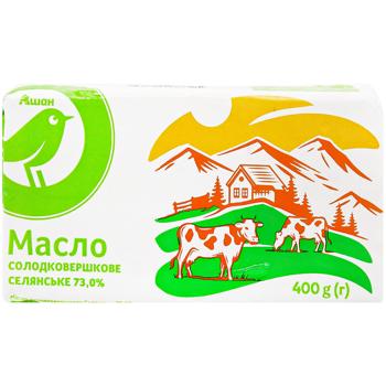 Auchan Peasant Sweet Cream Butter 73% 400g - buy, prices for Auchan - photo 2