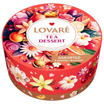 Чай чорний Lovare Tea Dessert асорті 2г*40шт - купити, ціни на КОСМОС - фото 1