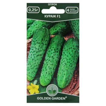 Golden Garden Courage Self-pollinating Cucumber Seeds F1 0.25g - buy, prices for MegaMarket - photo 1