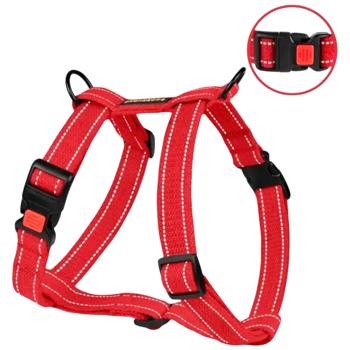 Barksi BronzeDog Сotton Н шлея для собак S - червоний - купити, ціни на MasterZoo - фото 2