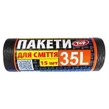 Top Line Garbage Bags 35l 15pcs