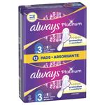 Always Ultra Platinum Night Sanitary Pads 12pcs