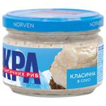 Ікра атлантичних риб Norven в білому соусі класична 160г