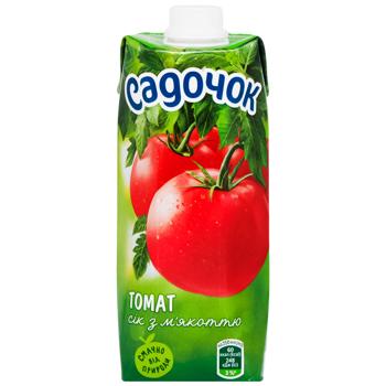 Sadochok Tomato Juice with Pulp 0.5l - buy, prices for COSMOS - photo 2
