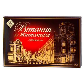 Zhytomyr Lasoshchi Vitannia z Zhytomyra Candies 600g - buy, prices for MegaMarket - photo 1