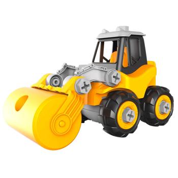 Конструктор DIY Spatial Creativity - Пожежний кран/Дорожній коток/Зелений кран/Будівельний самоскид/Поліцейський спец транспорт - купити, ціни на Auchan - фото 1