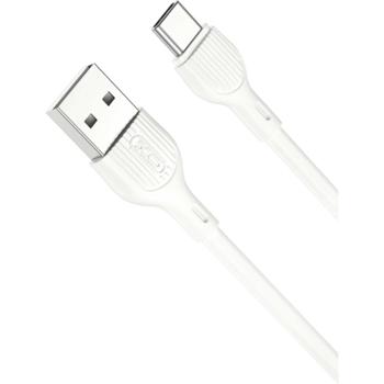 Кабель XO CB-200UC, USB Type-A to Type-C, 2.4 А, білий, 2 м (732093802796) - купить, цены на Auchan - фото 1