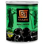 Ellada Pitted Black Olives 850ml