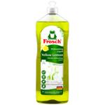 Frosch Yellow Lemon Dishwashing Liquid 1l