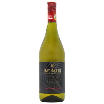 Вино Hay Maker Sauvignon Blanc біле напівсухе 13% 0,75л