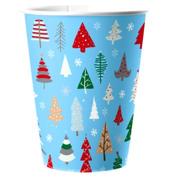 Rioba New Year's Design Double-ply Cups 270ml 20pcs
