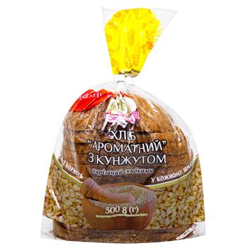 Хлеб Формула вкуса Ароматный с кунжутом нарезанный 300г - купить, цены на Auchan - фото 1