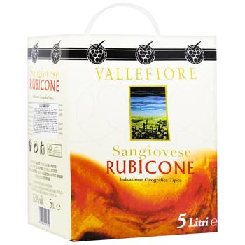 Вино Vallefiore Sangiovese Rubicone красное сухое 11% 5л - купить, цены на - фото 2