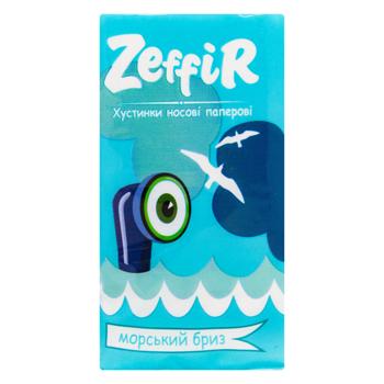 Платки бумажные ZeffiR Морской 10шт - купить, цены на МегаМаркет - фото 2