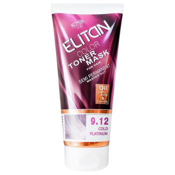 Elitan Hair Toning Mask 9.12 Cold Platinum 150ml - buy, prices for EKO Market - photo 1