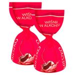 Цукерки Mieszko Cherry виш. в шок. з алко. нач. ваг.