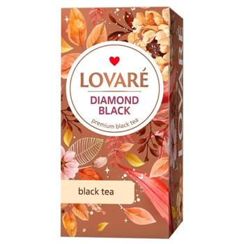 Lovare Diamond Black Black Tea 2g*24pcs - buy, prices for COSMOS - photo 1