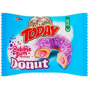 Elvan Today Donut Bubblegum Flavored Donut 50g - buy, prices for Epicentr FOOD - photo 1