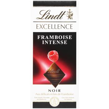 Lindt Excellence Dark Chocolate with Raspberry Flavor 100g