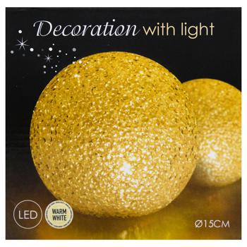 LED Ball Decorative Figure 15cm - buy, prices for NOVUS - photo 3