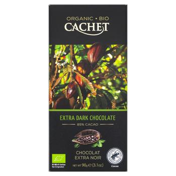 Шоколад чорний Cachet 85% 90г - купити, ціни на КОСМОС - фото 1