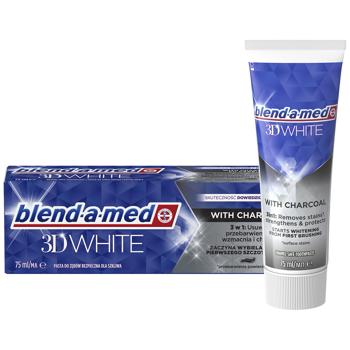 Blend-a-Med 3D White Toothpaste with Charcoal 75ml - buy, prices for COSMOS - photo 1