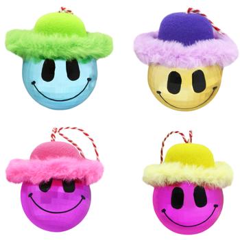 Koopman Christmas Ball with Hat 8cm