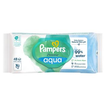Pampers Harmonie Aqua Baby Wet Wipes 48pcs - buy, prices for ULTRAMARKET - photo 3