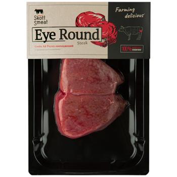 Стейк Skott Smeat Eye Round говяжий охлажденный