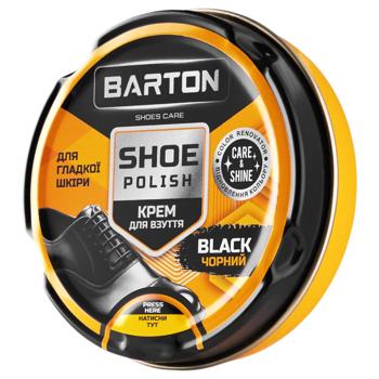 Barton Shoe Сream Black 50ml