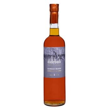 Didebuli Brandy 5 years 40% 0.5l - buy, prices for NOVUS - photo 1