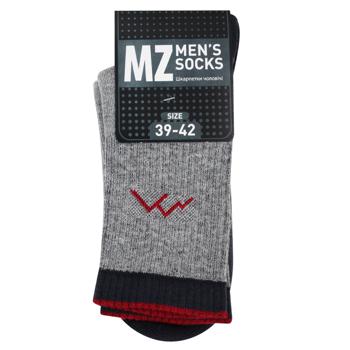 MZ Sport High Terry Set of Men's Socks s.39-42 Grey 2 pairs - buy, prices for - photo 1