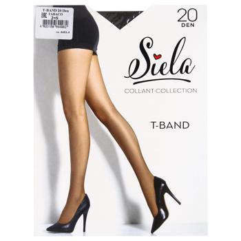 Siela T-Band Tabaco Women's Tights 20den 2s - buy, prices for ULTRAMARKET - photo 1