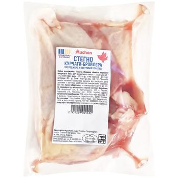 Auchan Chilled Broiler Chicken Thigh - buy, prices for Auchan - photo 1