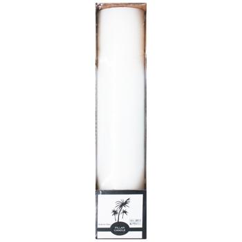 ZED Pillar White Candle 5x23.5cm