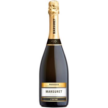 Marsuret L'estro Prosecco White Extra Dry Sparkling Wine 11.5% 0.75l - buy, prices for ULTRAMARKET - photo 1
