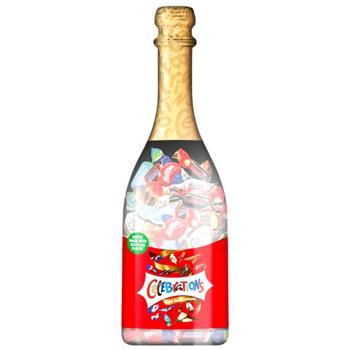 Набор сладостей новогодний Celebrations Бутылка 296г - купить, цены на Auchan - фото 1