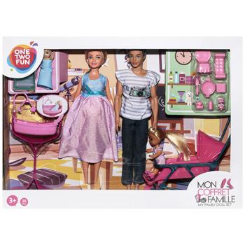 Set One Two Fun My Family Doll Set with Accessories - buy, prices for Auchan - photo 2