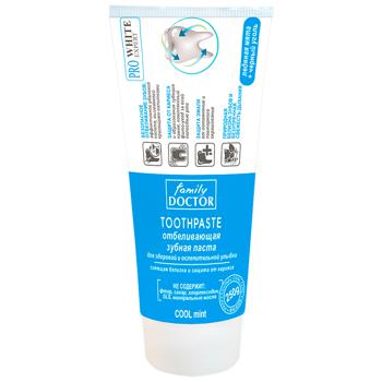 Зубная паста Family Doctor отбеливающая с черным углем 250г - купить, цены на Таврия В - фото 1