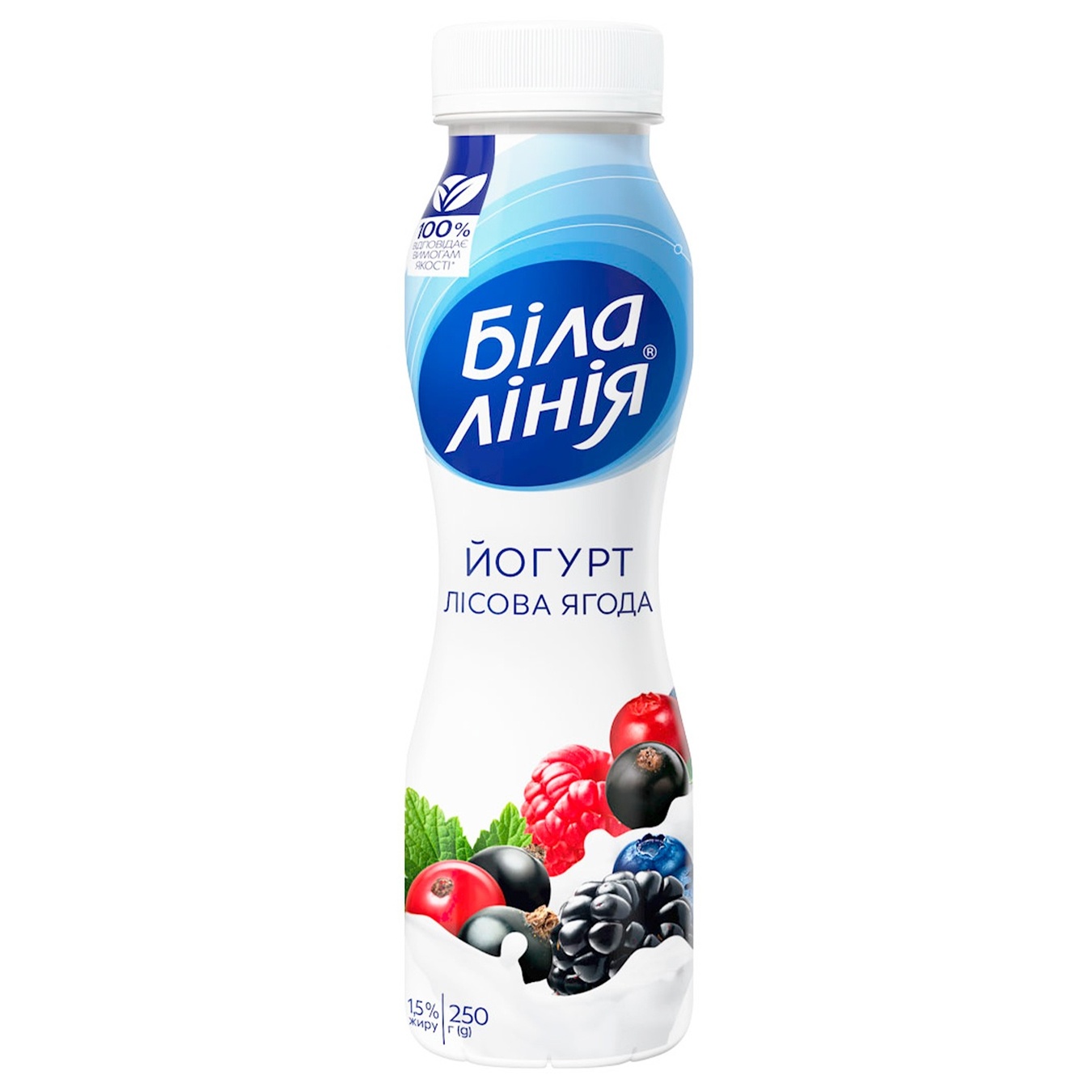 

Йогурт Белая линия Лесная ягода 1,5% 250г