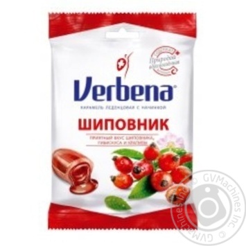 Льодяники Verbena Шипшина з вітаміном С 60г - купити, ціни на МегаМаркет - фото 1