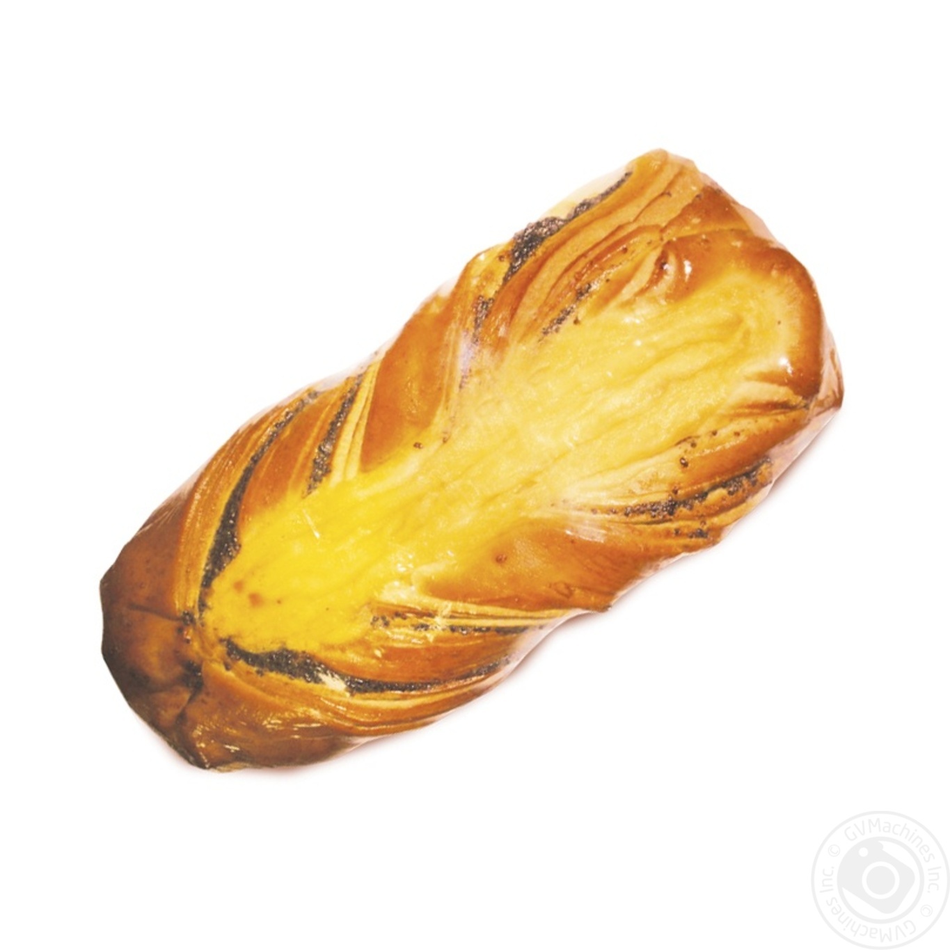 

Пирог сдобный с маковой начинкой и заварным кремом весовой