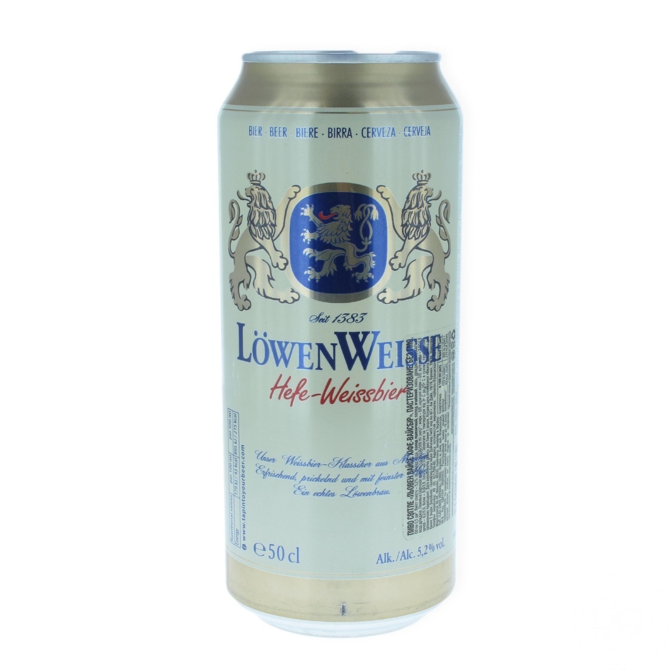 

Пиво Lowenbrau Weiz 5.2% 0,5л ж/б