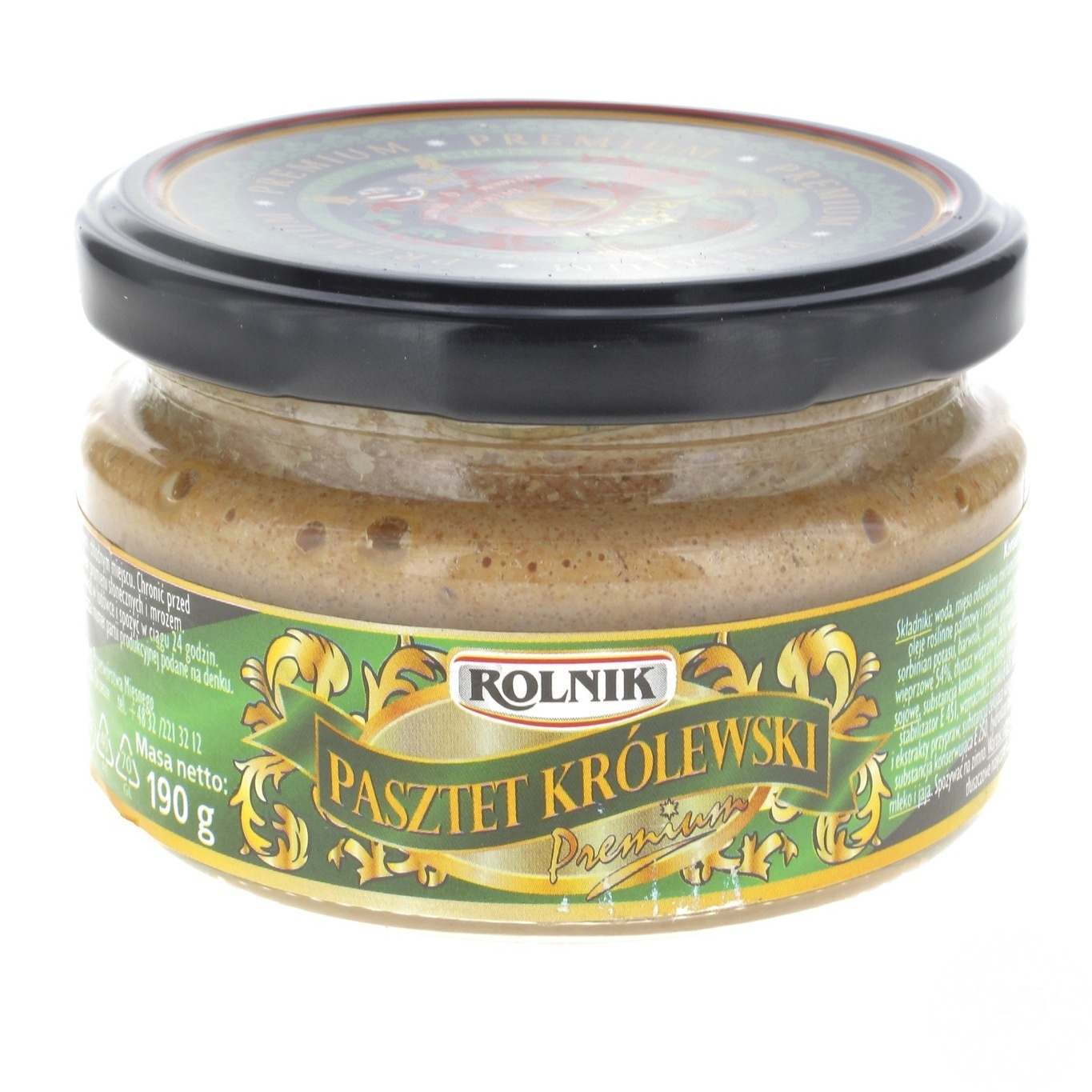 

Паштет Rolnik Premium Королевский 190г