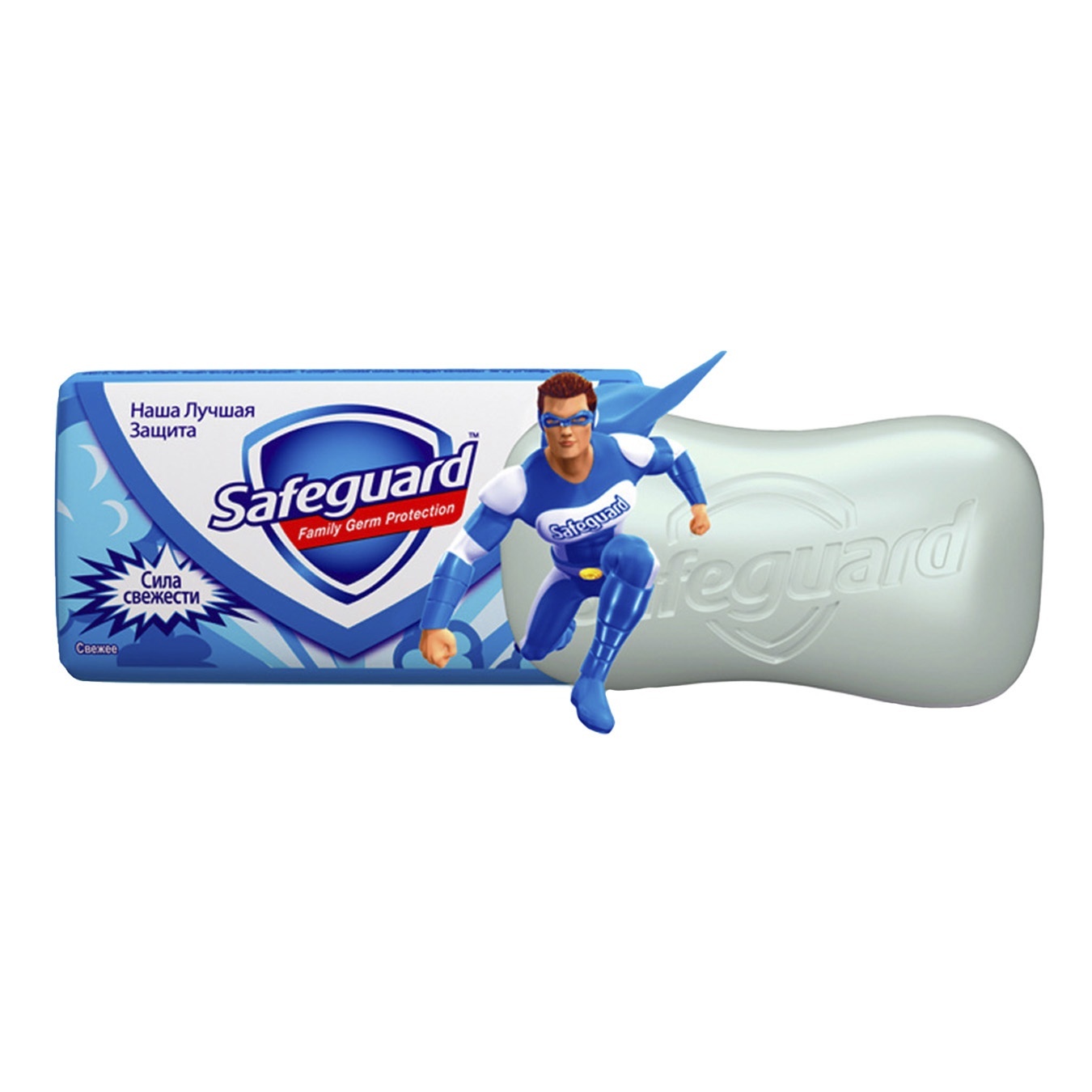 

Антибактериальное мыло Safeguard Сила свежести 90г