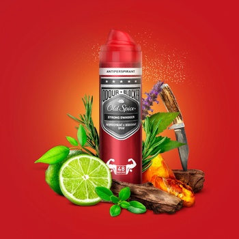 Дезодорант-антиперспирант Old Spice Strong Swagger аэрозольный 150мл - купить, цены на - фото 2