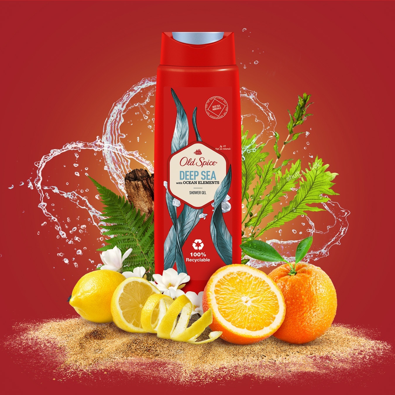 

Гель для душа Old Spice Deep Sea with minerals 400мл